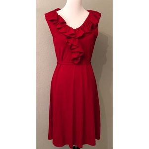 Ralph Lauren Red Fit and Flare Dress